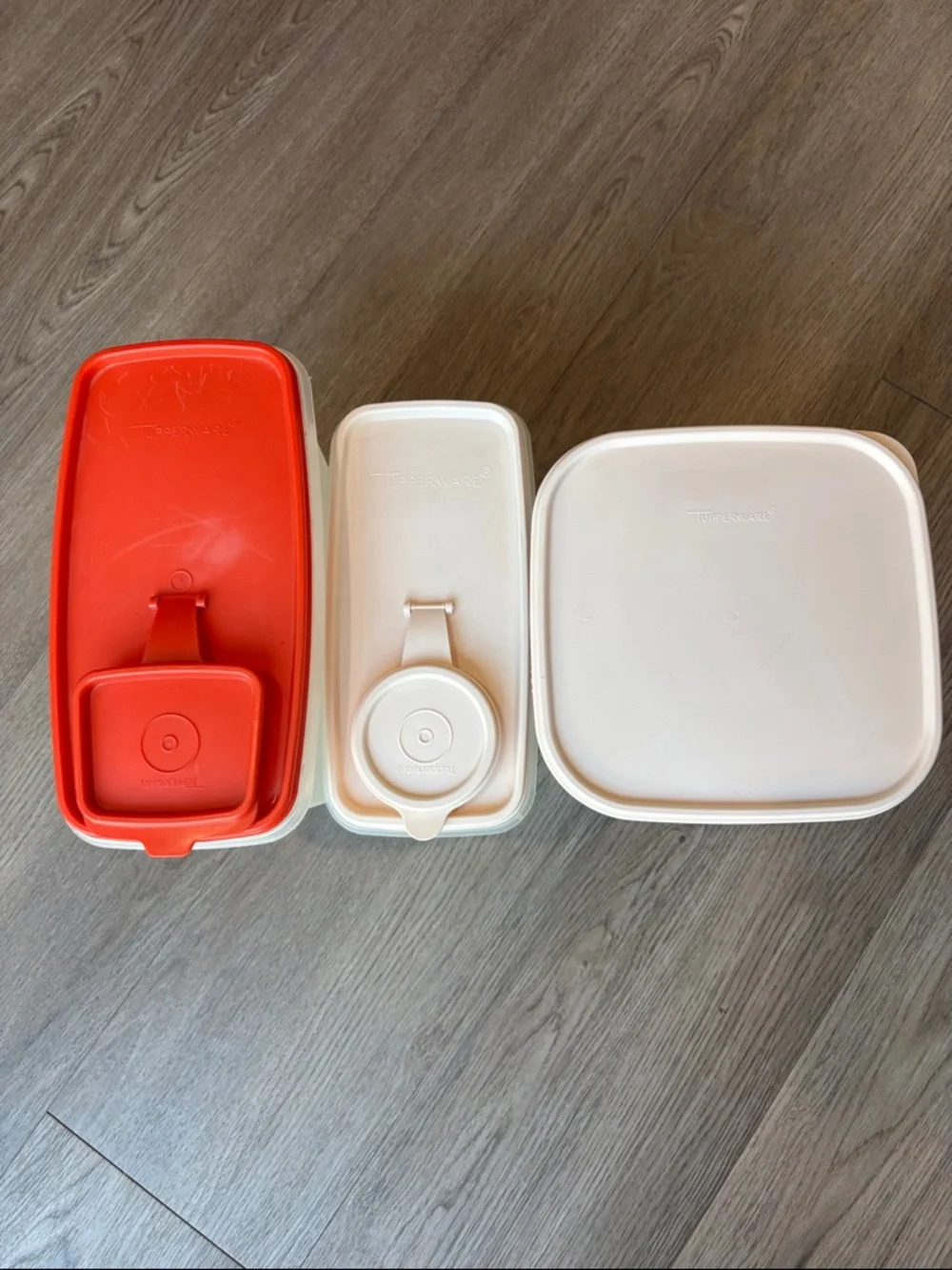 Tupperware Modular Mates Bundle, Store-n-Pour, Cereal, and Large Square with Lid